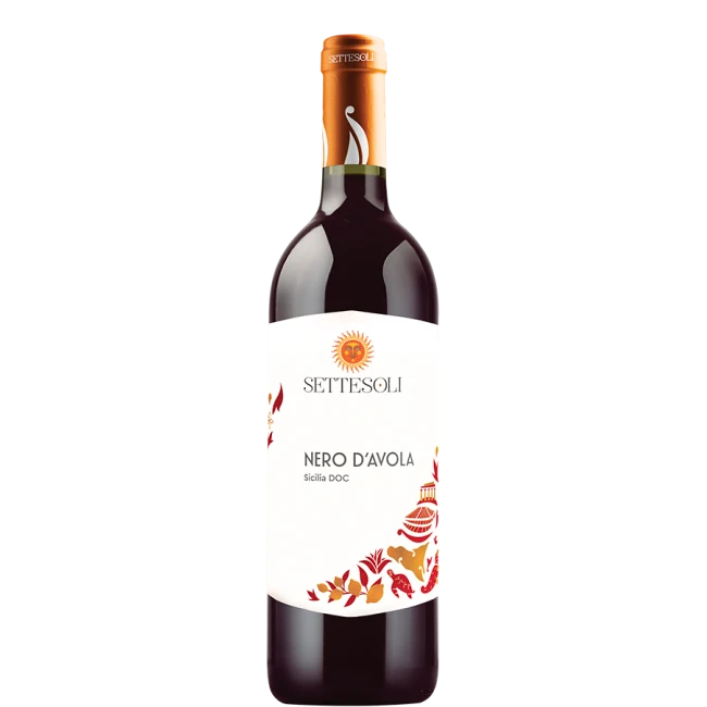 Vin Rosu Nero D'Avola Sicilia DOC Settesoli 0.75l 